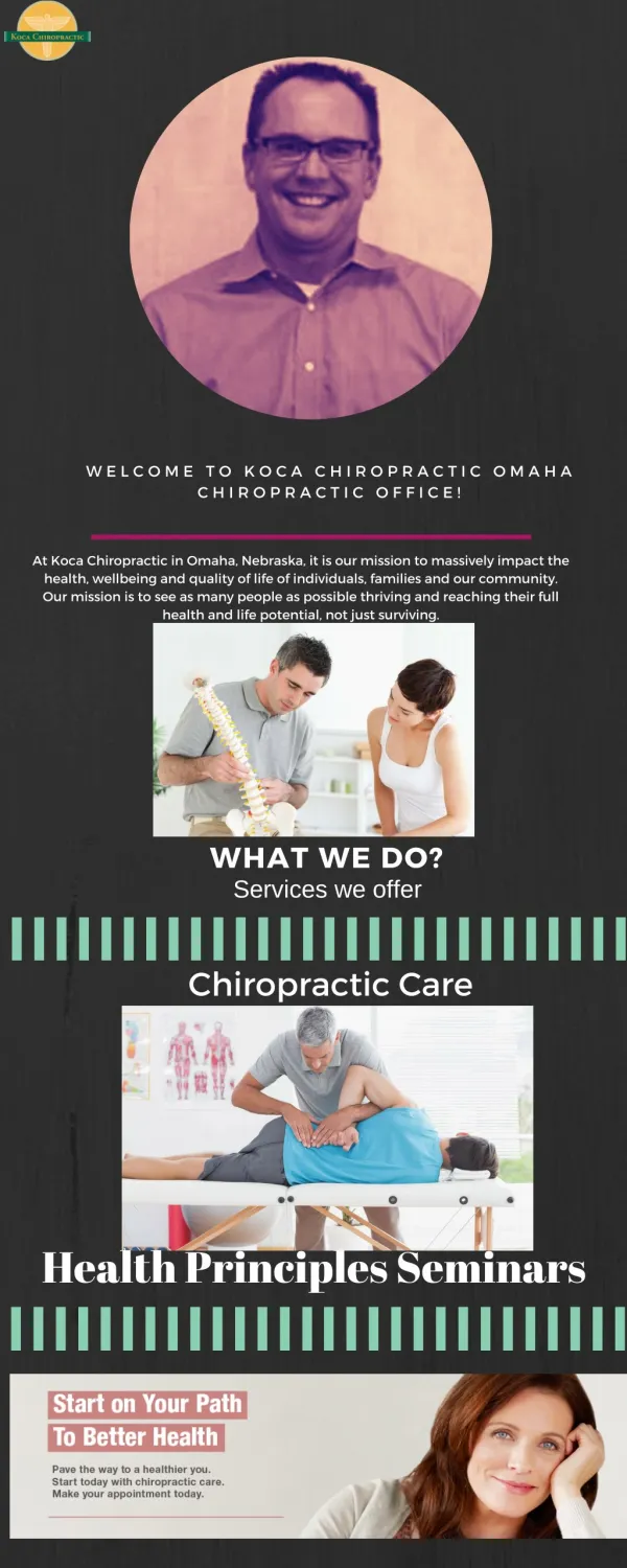 Welcome to koca chiropractic omaha chiropractic office!