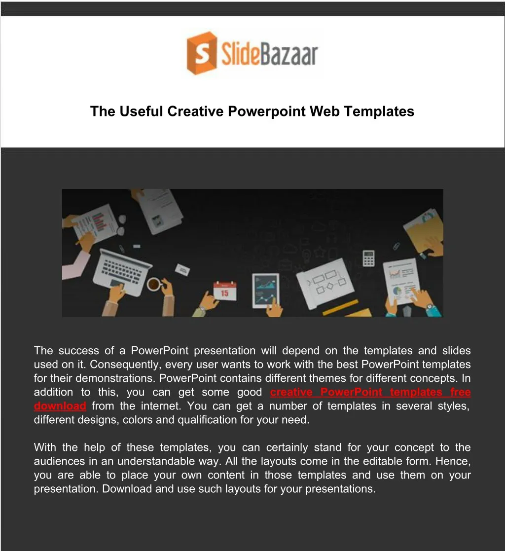 the useful creative powerpoint web templates