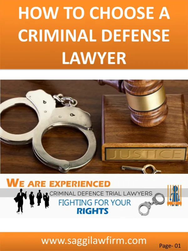 What Does A Criminal Defense Lawyer Do