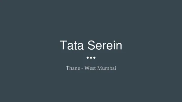 Tata Serein Price