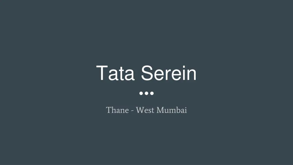 tata serein