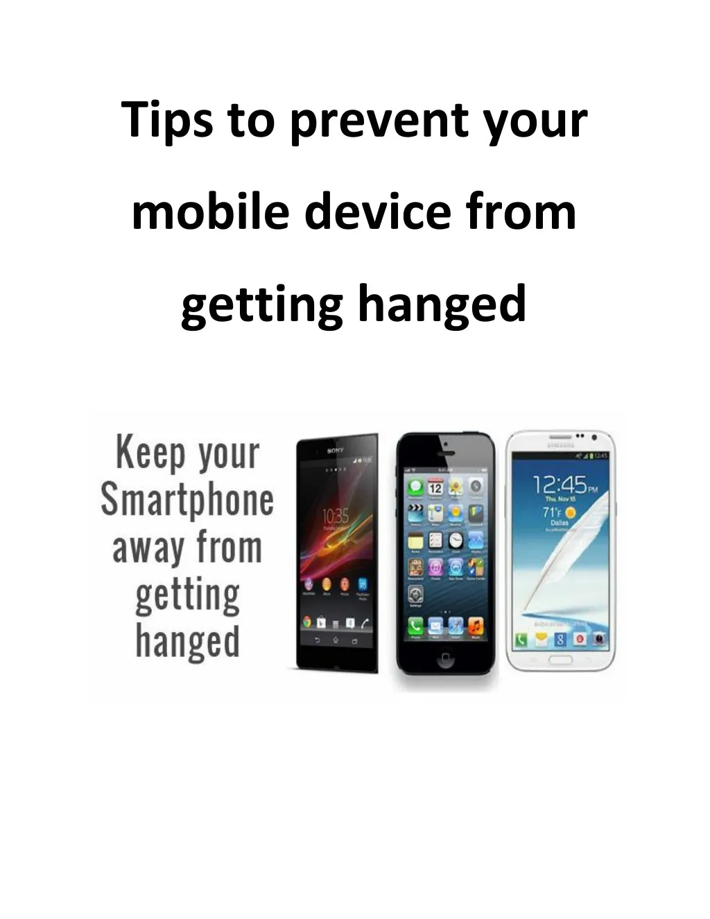 tips to prevent your