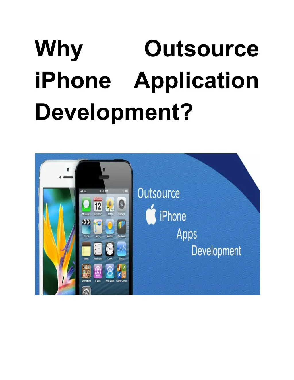 why iphone development