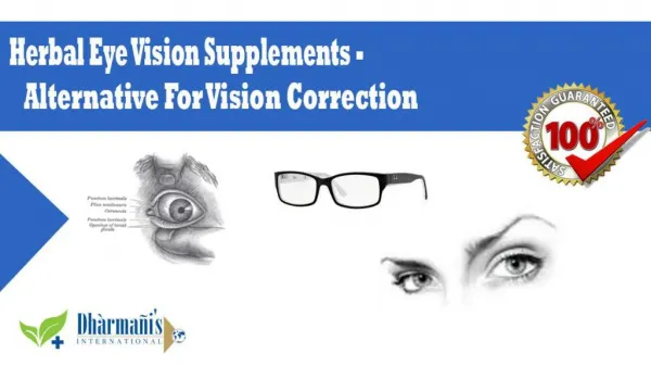Herbal Eye Vision Supplements - Alternative For Vision Correction