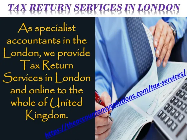 Affordable Tax Return Services Frim in London
