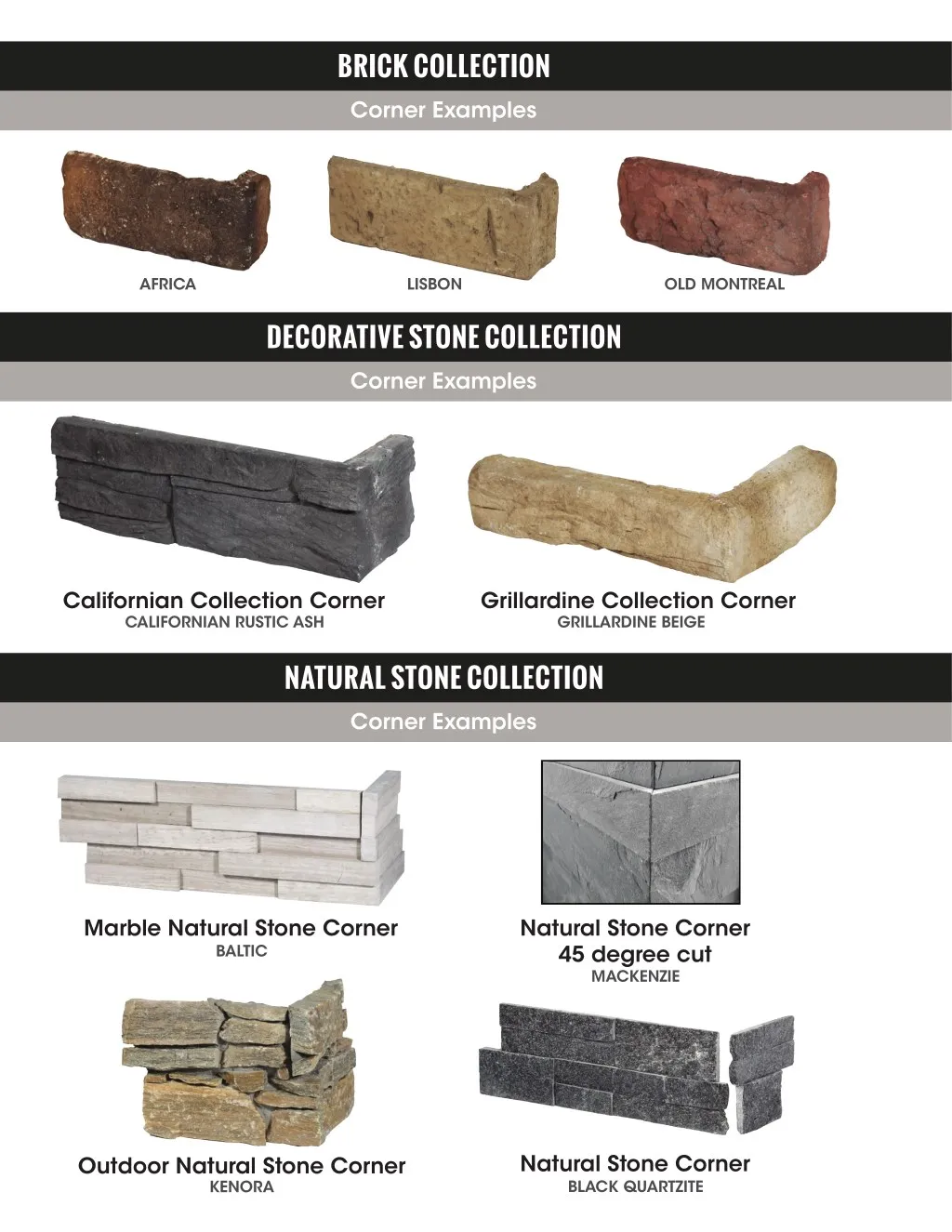 brick collection