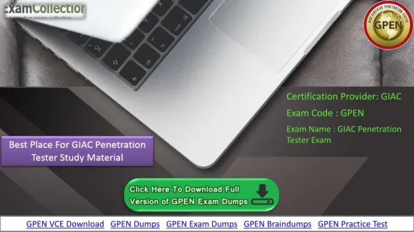Tips To Pass GPEN Exam In The First Attempt | Examcollection.in