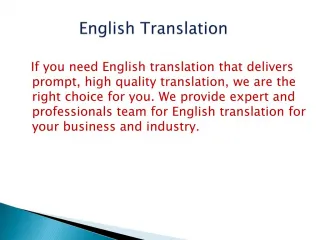 English Translation