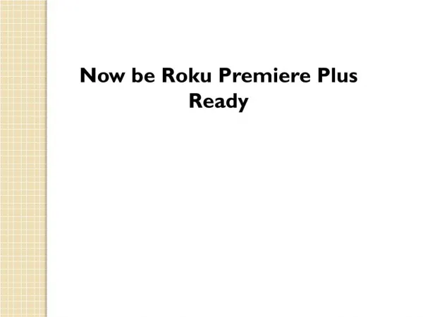 Roku Premiere Plus