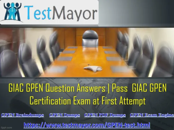 Get Latest GIAC GPEN Exam Questions