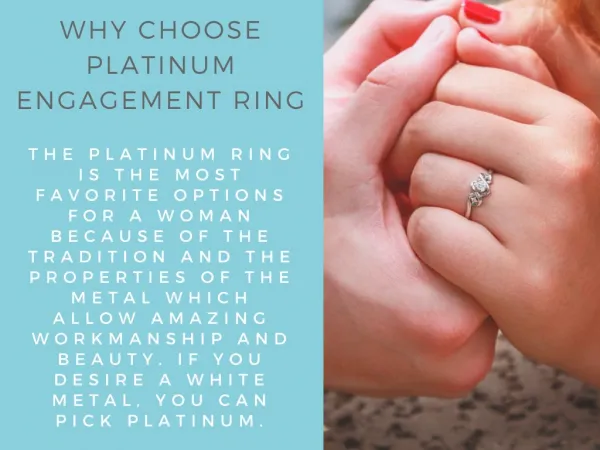 How To Choose A Platinum Engagement Ring