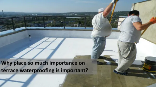 Why place so much importance on terrace waterproofing is important?