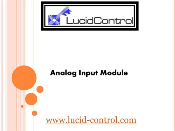 Analog Input Module - lucid-control.com