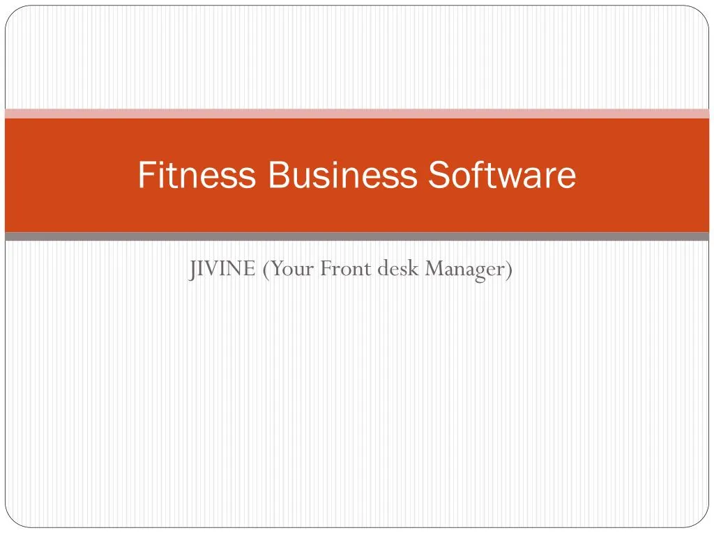 fitness business software