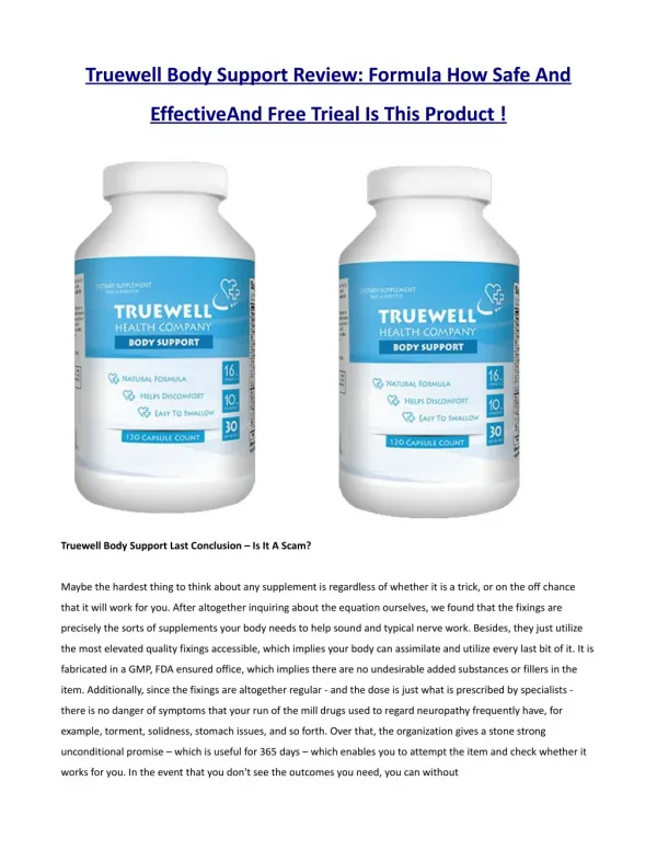 http://www.healthyminihub.com/truewell-body-support/