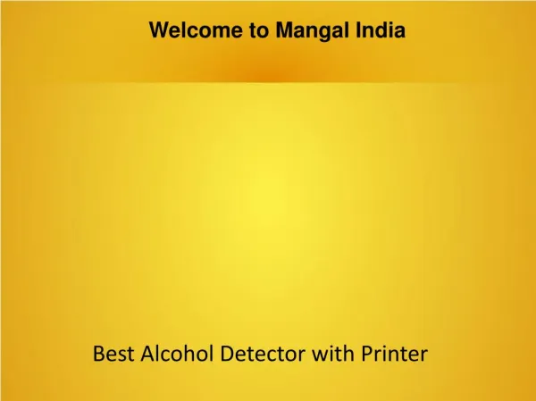 best alcohol detector with printer