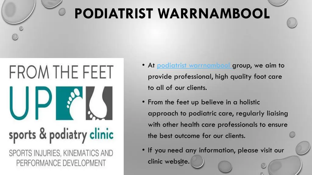 podiatrist warrnambool