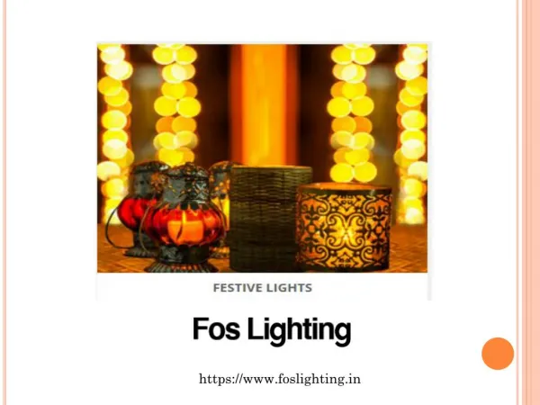 Buy Festival Lighting at Fos Lighting