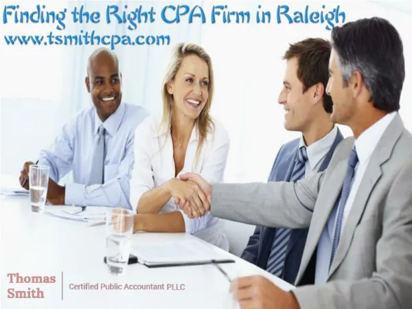 Finding the Right CPA Firm in Raleigh