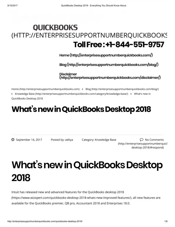 What’s new in QuickBooks Desktop 2018