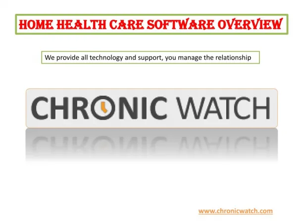 Home Health Care Software Overview