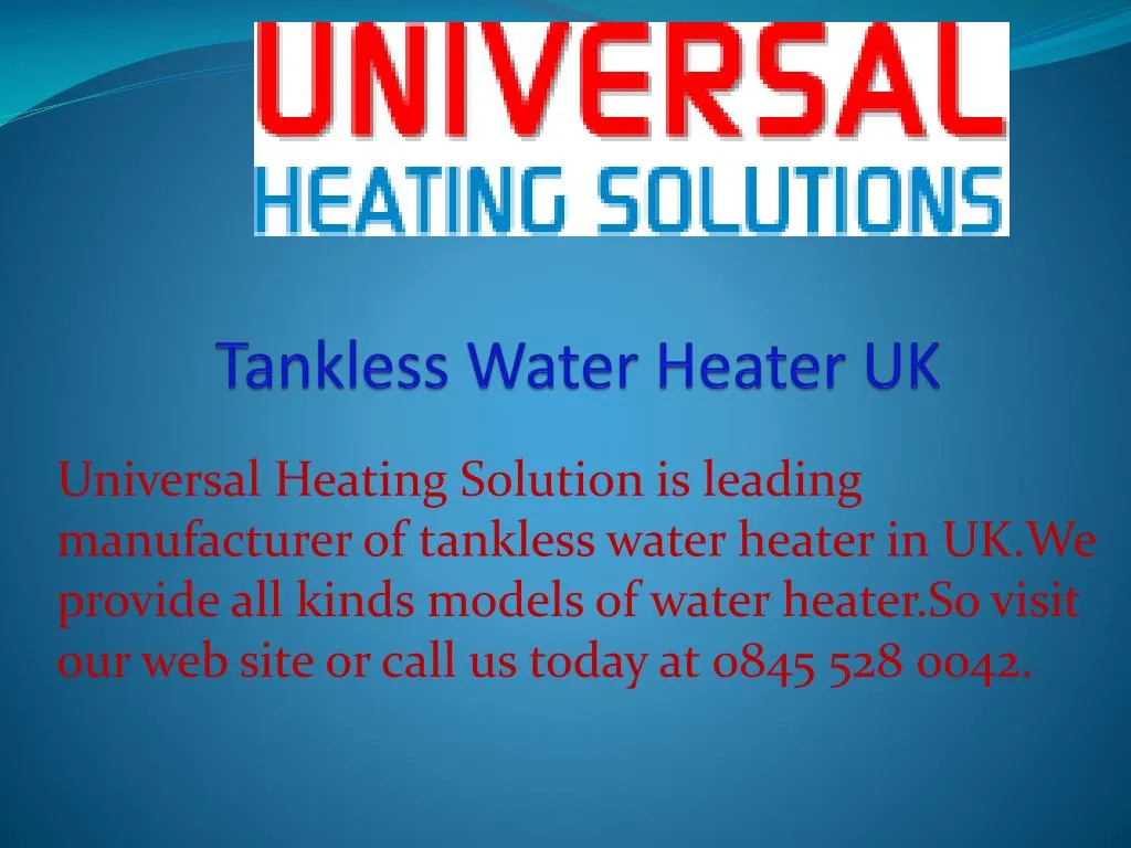 tankless water heater uk
