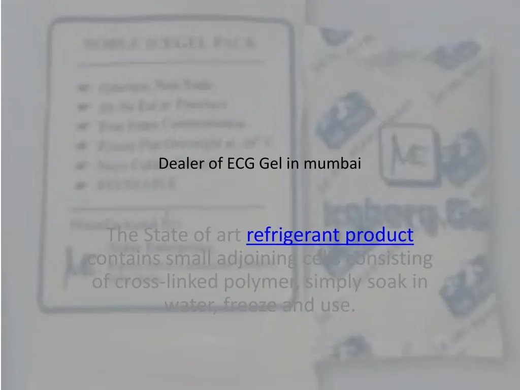 dealer of ecg gel in mumbai