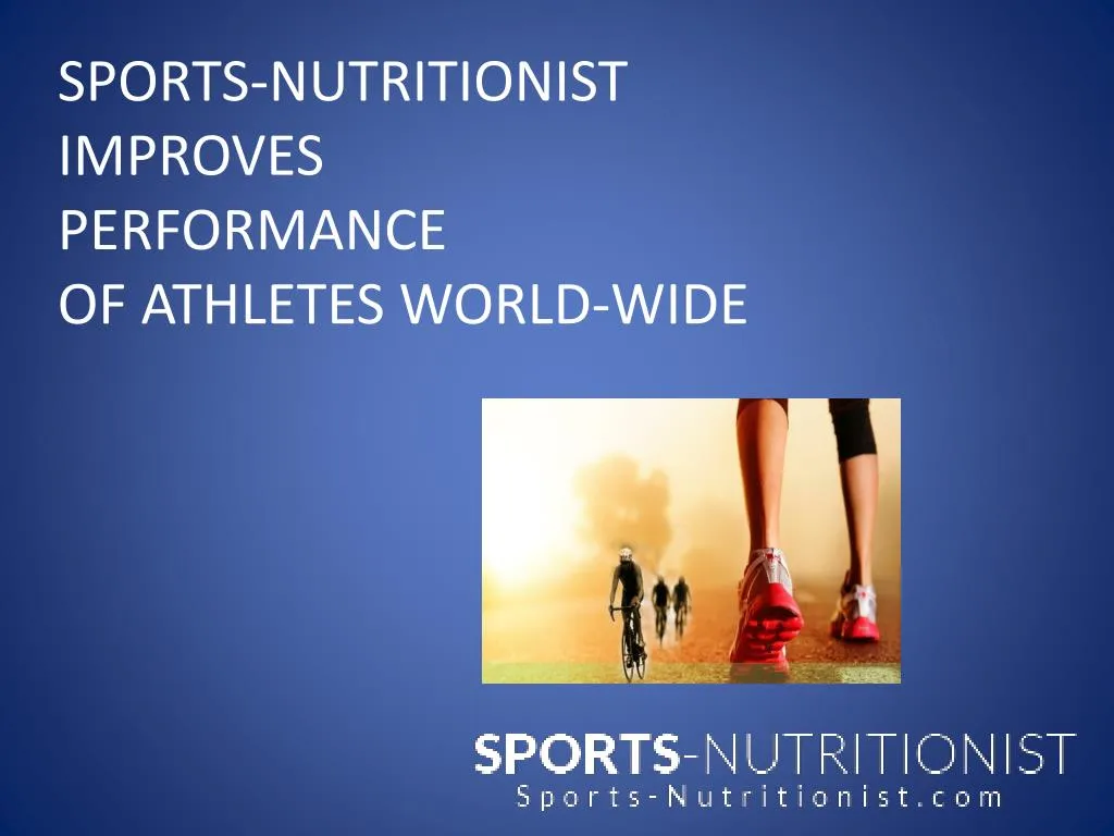 sports nutritionist improves performance