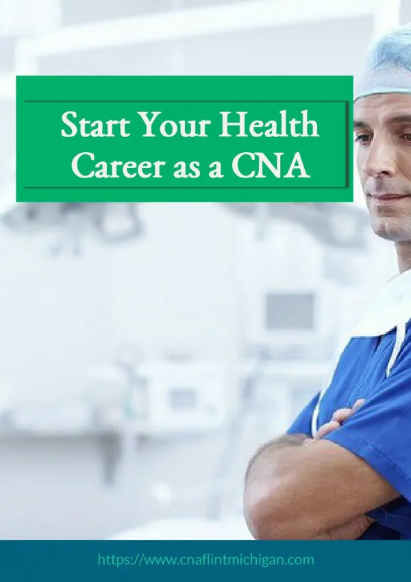 Start Your Health Career as a CNA