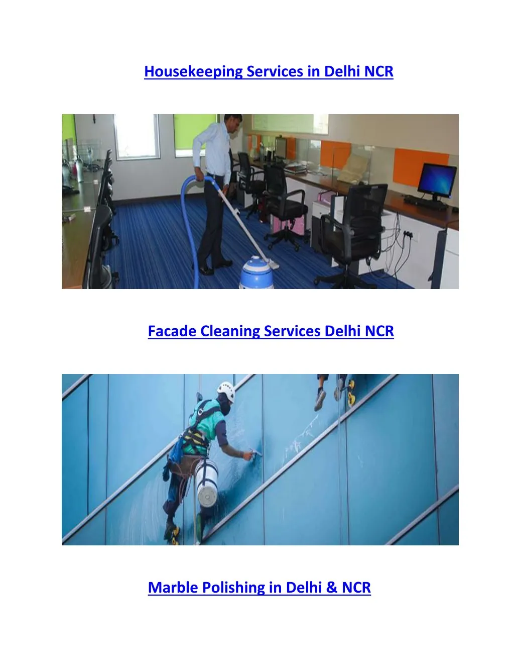 housekeeping services in delhi ncr
