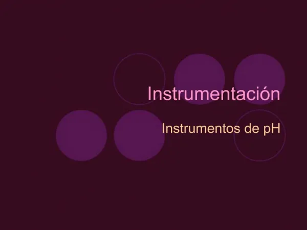 Instrumentaci n