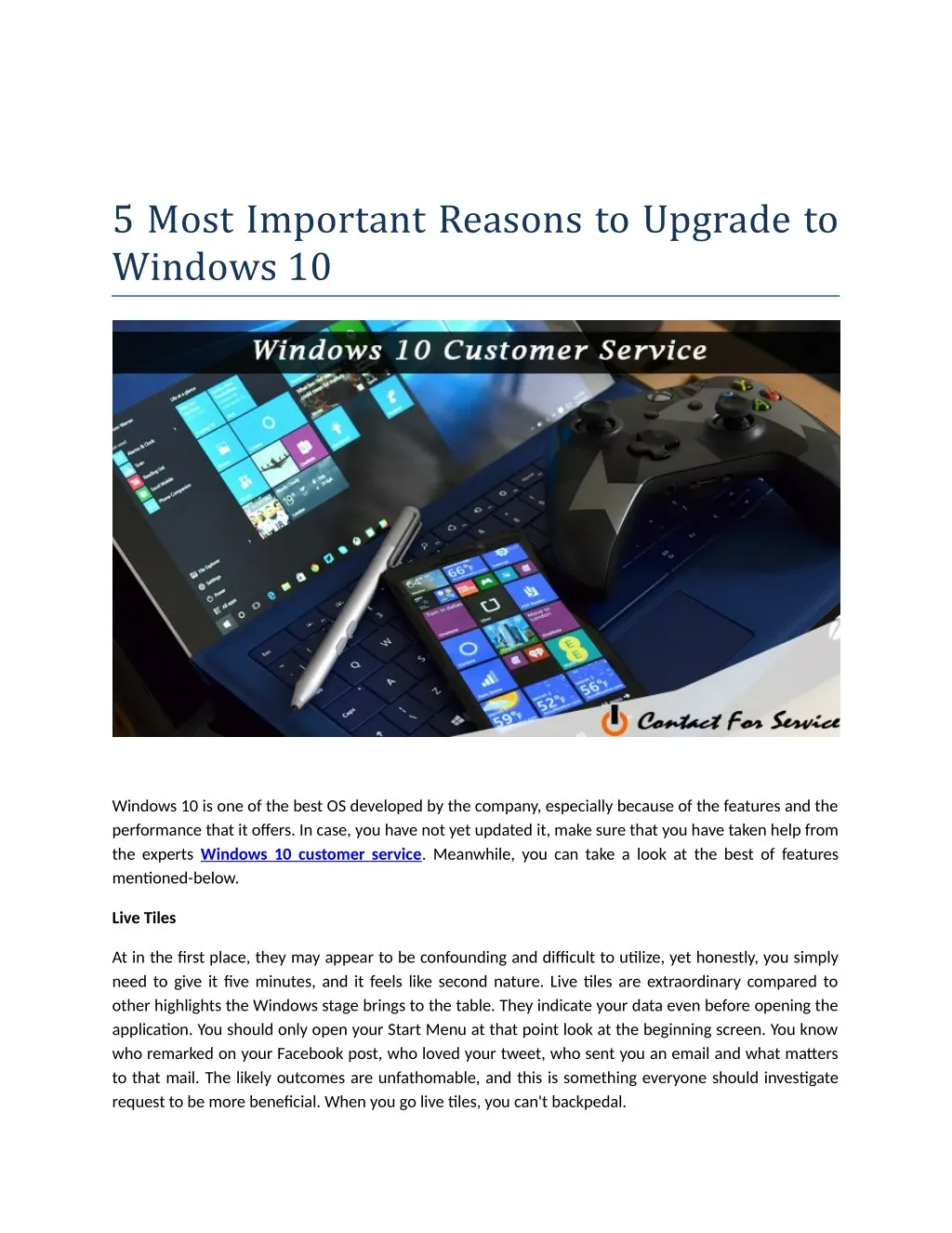 5 most important reasons to upgrade to windows 10