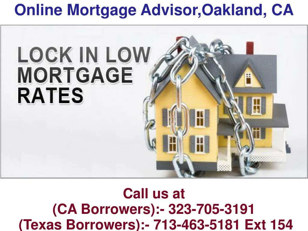 online mortgage advisor oakland ca