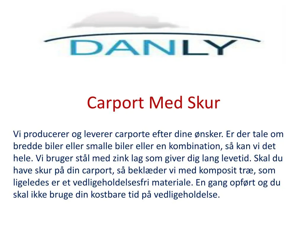 carport med skur