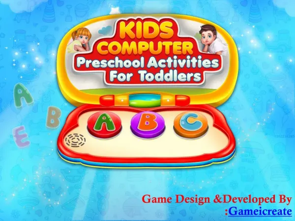 Kids Computer Preschool Activities For Toddlers