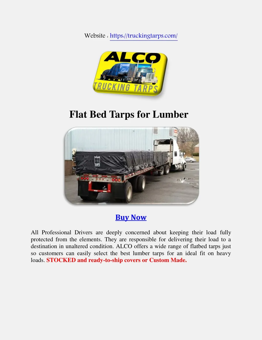 website https truckingtarps com