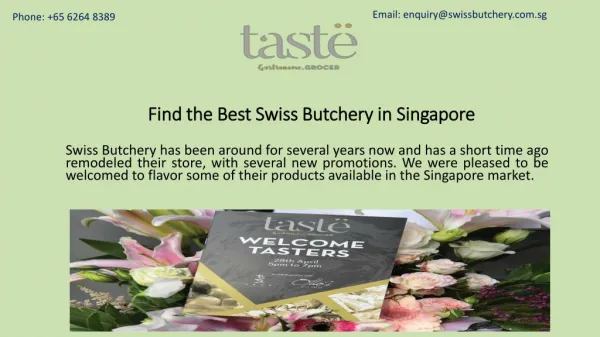 Find the Best Swiss Butchery in Singapore