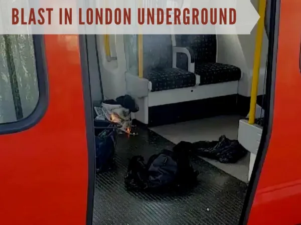 London Underground train blast