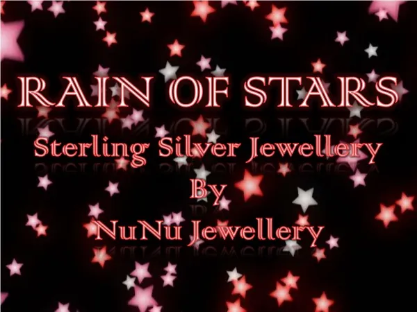 RAIN OF STARS Sterling Silver Jewellery | Star Rings