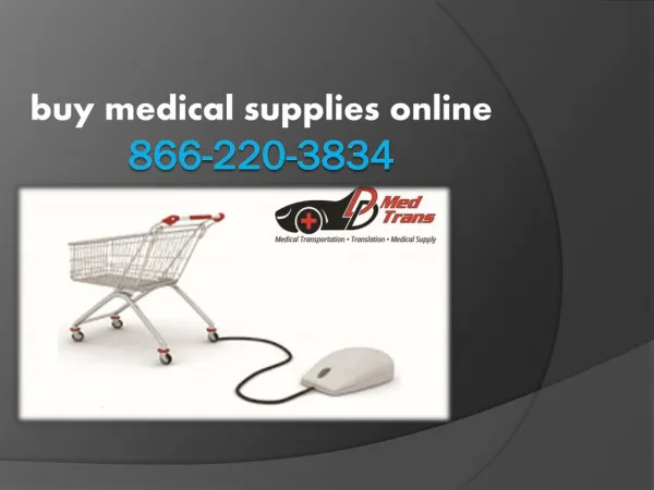 Buy Medical supplies Online Service - offered by DD Med Equip in USA