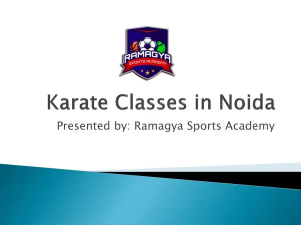 How you can find Best Karate classes in Noida Location