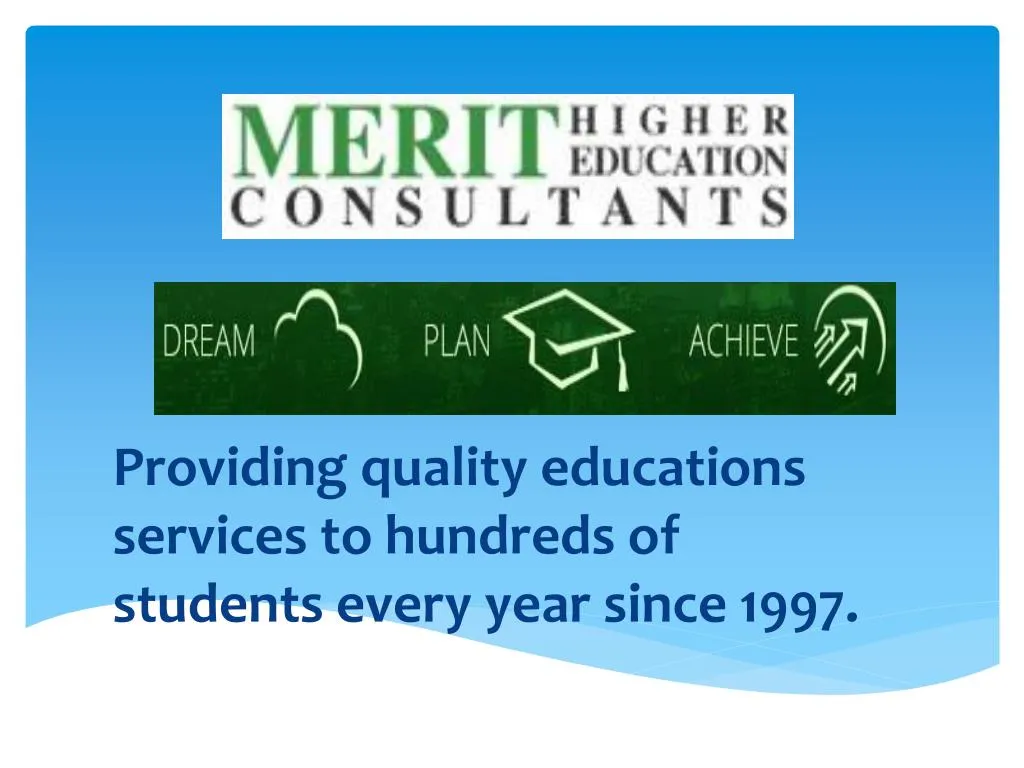 providing quality educations services to hundreds