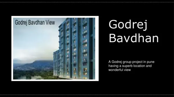 Godrej Bavdhan New Launch Project in Pune