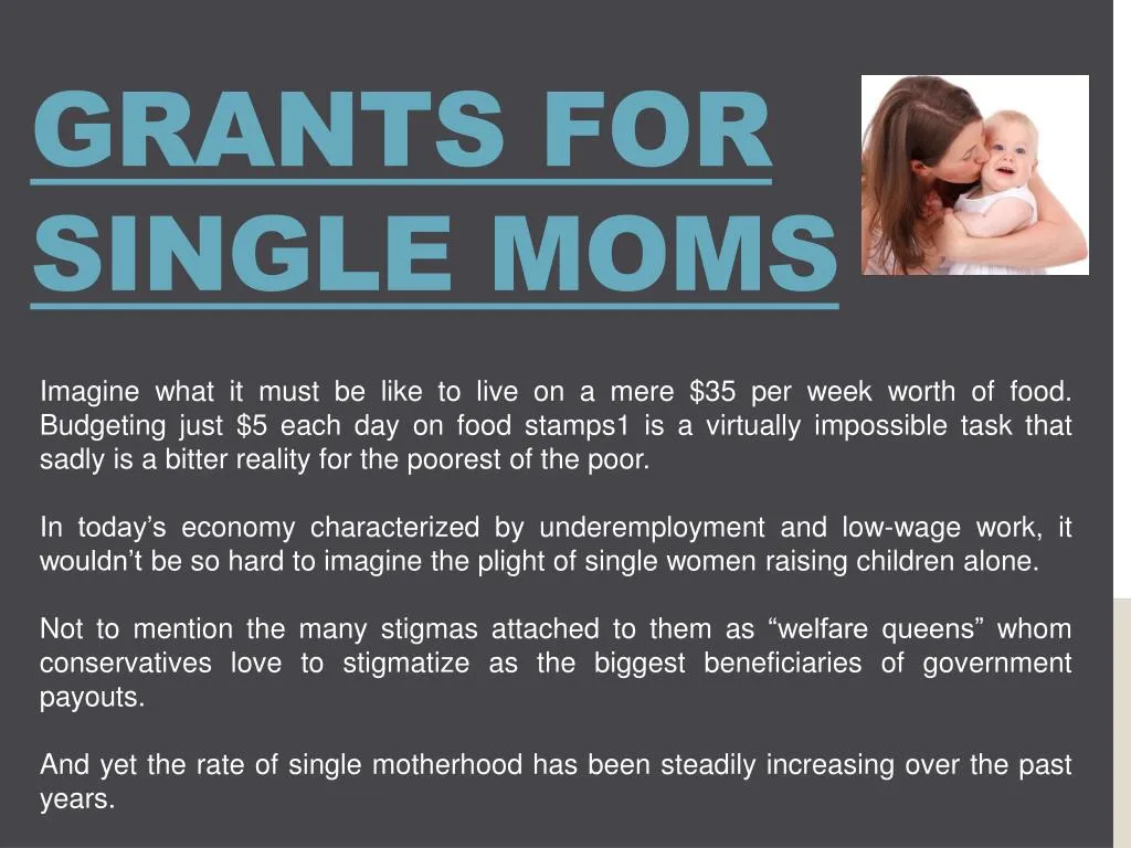 grants for single moms