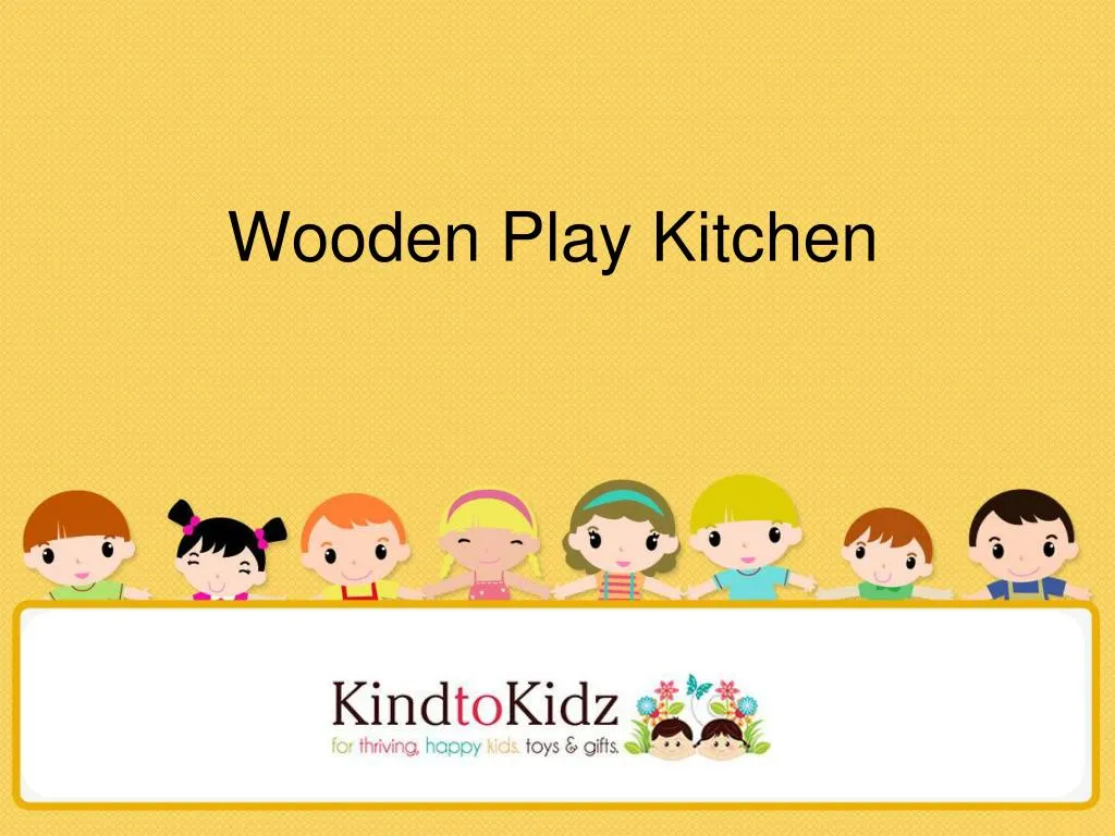 wooden play kitchen