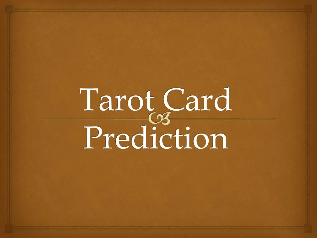 tarot card prediction