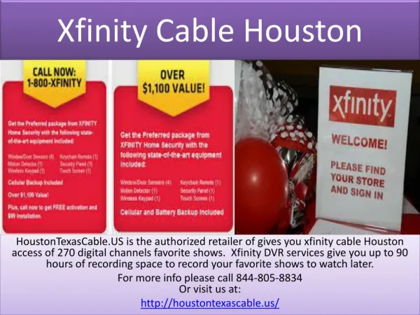 Xfinity Cable Houston