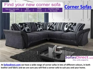Corner Sofas & Corner Sofas Beds Online UK | Sofas Direct - slide 1