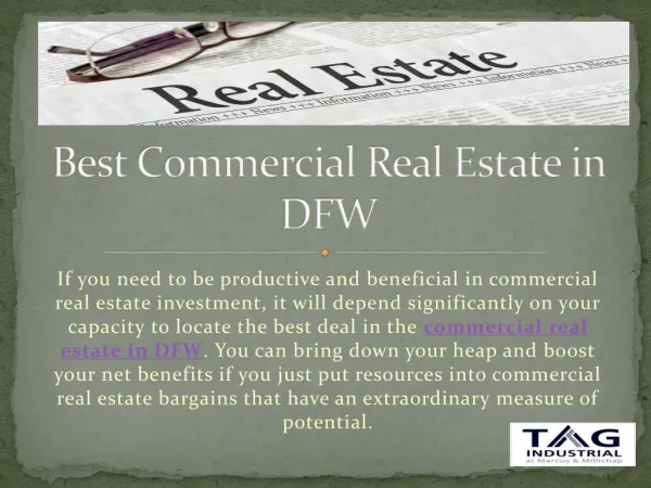 Best Commercial Real Estate in DFW