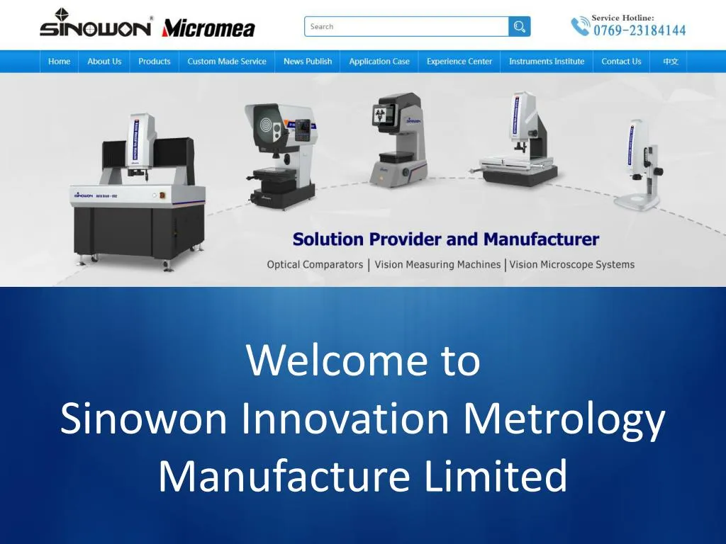 welcome to sinowon innovation metrology